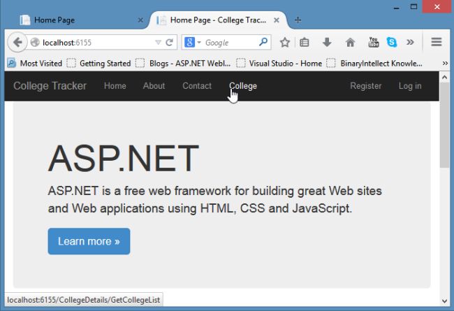 Opening College View